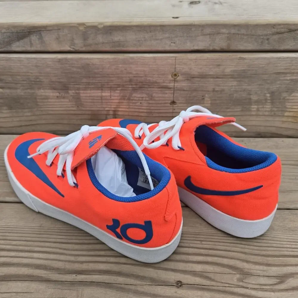 Nike KD Kevin Durant Vulc Laser Crimson Red Military Blue Sneaker Size 7y‎